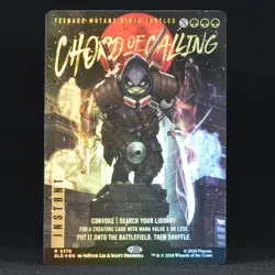 Chord of Calling 2376 (FOIL) ~ MTG Secret Lair TMNT Teenage Mutant Ninja Turtles - Image 1