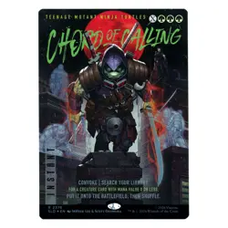 Chord of Calling 2376 (FOIL) ~ MTG Secret Lair TMNT Teenage Mutant Ninja Turtles - Image 2