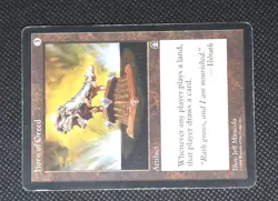 MTG Horn of Greed - Stronghold - Rare - DMG - Vintage Magic The Gathering - Image 3
