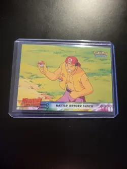 Pokemon TCG Battle Before Lunch Pokemon Topps Mewtwo Strikes Back 10 Blue Logo - Image 2
