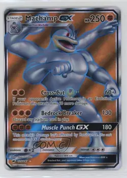 Full Art - Machamp GX Pokemon Sun & Moon Burning Shadows #135 - Image 1