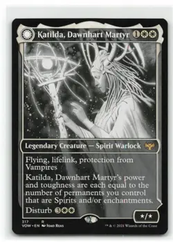 MTG Katilda, Dawnhart Martyr (317) Innistrad: Crimson Vow Regular NM - Image 1