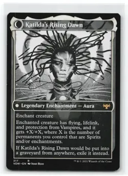 MTG Katilda, Dawnhart Martyr (317) Innistrad: Crimson Vow Regular NM - Image 2