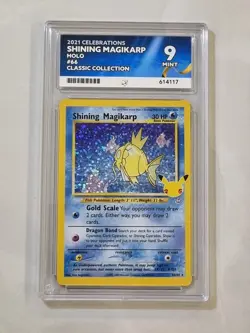 Shining Magikarp #66 Celebrations Mint 9 Ace Graded Pokemon Card Classic Collect - Image 1