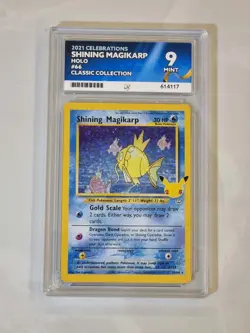 Shining Magikarp #66 Celebrations Mint 9 Ace Graded Pokemon Card Classic Collect - Image 2