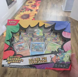 Ascended Heroes Pokemon First Partners Deluxe Pin Collection New Factory Sealed - Image 1