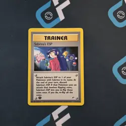 Sabrina's ESP 117/132 1st Edition Gym Heroes Pokemon TCG - Image 1