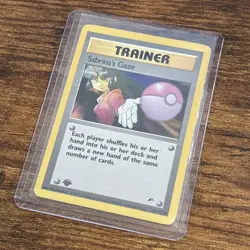 Pokemon TCG Gym Heroes 125/132: Sabrina’s Gaze (1st Edition LP) - Image 3