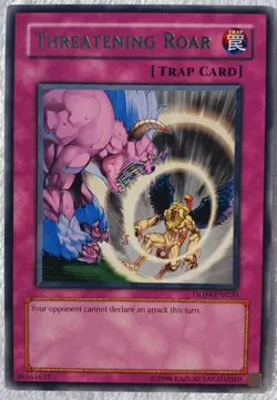 Yugioh 1x Threatening Roar (Green) DL09-EN020 Rare Near Mint Duelist League - Image 1