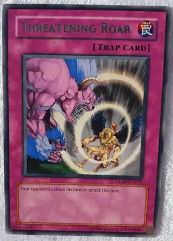 Yugioh 1x Threatening Roar (Green) DL09-EN020 Rare Near Mint Duelist League - Image 2