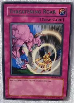 Yugioh 1x Threatening Roar (Green) DL09-EN020 Rare Near Mint Duelist League - Image 3