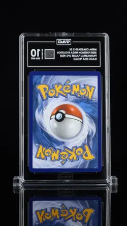 Pokemon 2025 Mega Charizard X EX Phantasmal Flames UPC Black Star Promo TAG 10 - Image 2