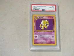 1999 POKEMON FOSSIL HYPNO 1ST EDITION CARD #23 HYPNOSIS POKEMON GRADED PSA 10 - Image 3