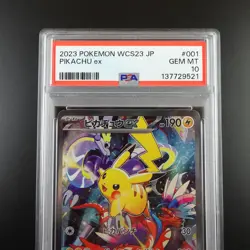 PSA 10 Pikachu 001/030 Pokemon WSC23 Japanese Yokohama Deck Holo Graded Card - Image 2