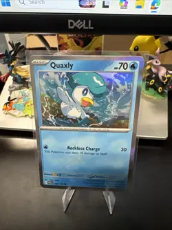 Quaxly 050/193 Sv02: Paldea Evolved Holo Pokemon TCG Free Ship - Image 1
