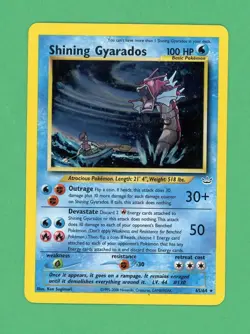 Shining Gyarados Pokemon Neo Revelation Holo Rare 65/64 NM/LP - Image 1