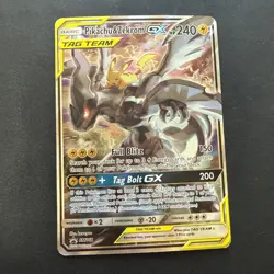 2016-19 Pokemon SM Black Star Promos Pikachu & Zekrom Tag Team #SM168 - Image 4