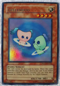 Yugioh 1x Gellenduo DLG1-EN112 Ultra Rare Unlimited Edition NM Dark Legends - Image 1