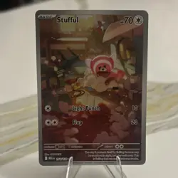 Pokemon TCG Stufful Evolving Skies Rare Regular Basic 70 HP 154/203 Eng - Image 1