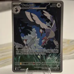 Pokemon TCG Tranquill Sv: Black Bolt Illustration Rare Holo Stage 1 80 HP 149/0… - Image 1