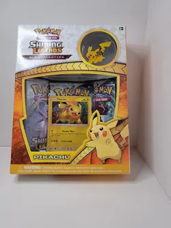 Pokemon Shining Legends Pikachu Pin Special Collection Box Factory Sealed - Image 1
