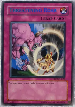 Yugioh 1x Threatening Roar (Blue) DL09-EN020 Rare Duelist League Near Mint - Image 1
