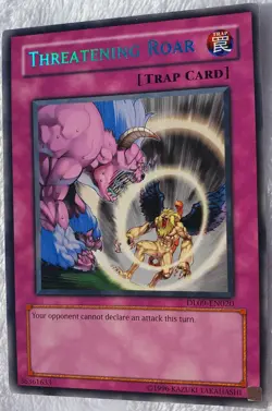 Yugioh 1x Threatening Roar (Blue) DL09-EN020 Rare Duelist League Near Mint - Image 2