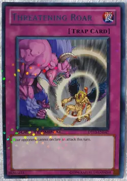 Yugioh 1x Threatening Roar DT03-EN047 Duel Terminal Rare Near Mint - Image 1