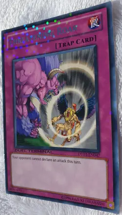 Yugioh 1x Threatening Roar DT03-EN047 Duel Terminal Rare Near Mint - Image 3