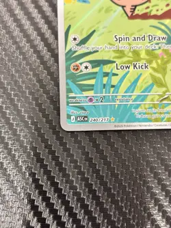 Pokemon Hitmontop Illustration Rare Full Art Holo 100 HP ASC 240/217 - Image 3
