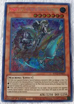 Yugioh Gizmek Uka, the Festive Fox of Fecundity ETCO-EN031 Secret Rare 1st Ed NM - Image 3