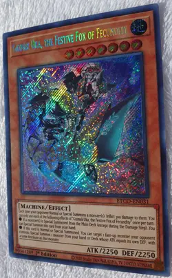 Yugioh Gizmek Uka, the Festive Fox of Fecundity ETCO-EN031 Secret Rare 1st Ed NM - Image 5