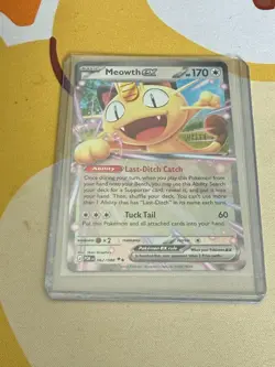 Pokemon TCG Meowth Double Rare 062/088 EX From Perfect Order Set - Image 1