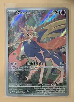 2025 Mega Evolution: Phantasmal Flames 100/94 Zacian Illustration Rare - Image 1