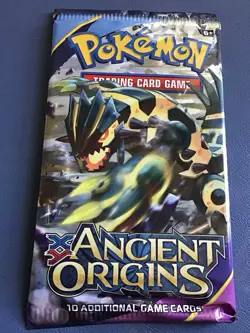 Pokemon TCG | XY Ancient Origins | 1 Booster Pack | Primal Groundon Art | New - Image 1