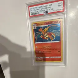 Pokemon Special Delivery Charizard SWSH075 Promo Holo SWSH PSA 9 2022 - Image 1