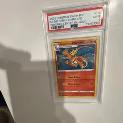 Pokemon Special Delivery Charizard SWSH075 Promo Holo SWSH PSA 9 2022 - Image 4
