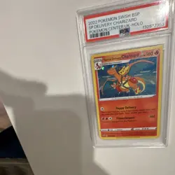 Pokemon Special Delivery Charizard SWSH075 Promo Holo SWSH PSA 9 2022 - Image 5
