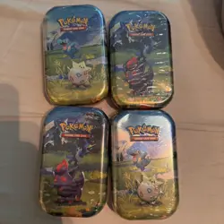 Pokemon TCG Mega Evolution Ascended Heroes Mini Tin - New Sealed - Lot of 4 tins - Image 1