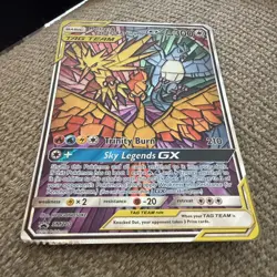 Moltres Zapdos Articuno SM210 Hidden Fates Black Star Promo Pokemon 2019 - Image 1