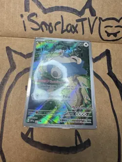 POKEMON BLACK STAR PROMO - SNORLAX 051 ETB | S&V 151 Pokemon Center STAMP - Image 2