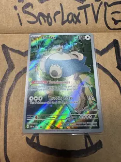 POKEMON BLACK STAR PROMO - SNORLAX 051 ETB | S&V 151 Pokemon Center STAMP - Image 4