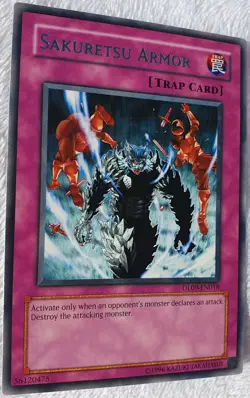 Yugioh 1x Sakuretsu Armor (Silver) DL09-EN018 Silver Rare Duelist League NM - Image 5