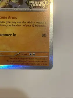 Barbaracle Stamped Pokemon Perfect Order Promo 065 NM - Image 4