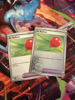 2x Air Balloon 079/086 ( 1 Reverse Holo & 1 Uncommon) Pokemon TCG Black Bolt NM - Image 1