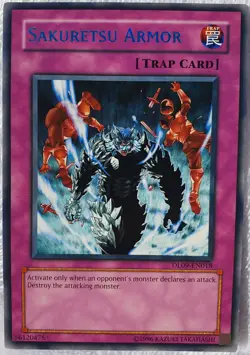 Yugioh 1x Sakuretsu Armor (Blue) DL09-EN018 Blue Rare Duelist League Near Mint - Image 1
