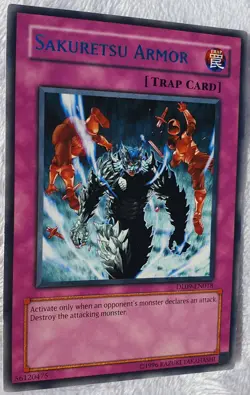 Yugioh 1x Sakuretsu Armor (Blue) DL09-EN018 Blue Rare Duelist League Near Mint - Image 5