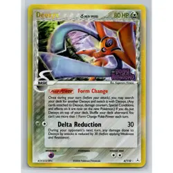 Deoxys 4/110 EX Holon Phantoms Reverse Holo Stamped Pokemon LP-NM - Image 1