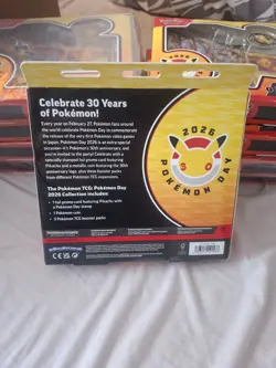 Pokemon Day 2026 Collection NEW Sealed TCG Pikachu Promo 30th Anniversary - Image 2
