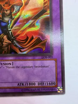 Yugioh Flame Swordsman LOB-003 The Legend of Blue Eyes White Dragon - Image 3